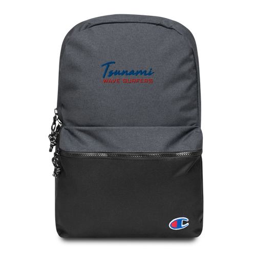 Embroidered TSUNAMI X Champion Backpack - EShopNDrop