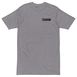 TSUNAMI Men’s premium heavyweight tee " COOL GREY" - EShopNDrop
