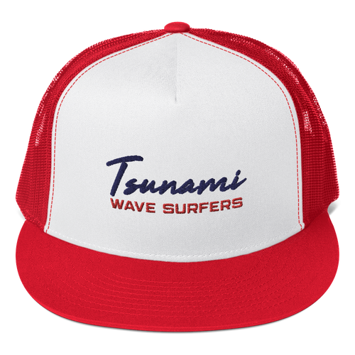 TSUNAMI Wave Surfers Retro Trucker Cap - EShopNDrop