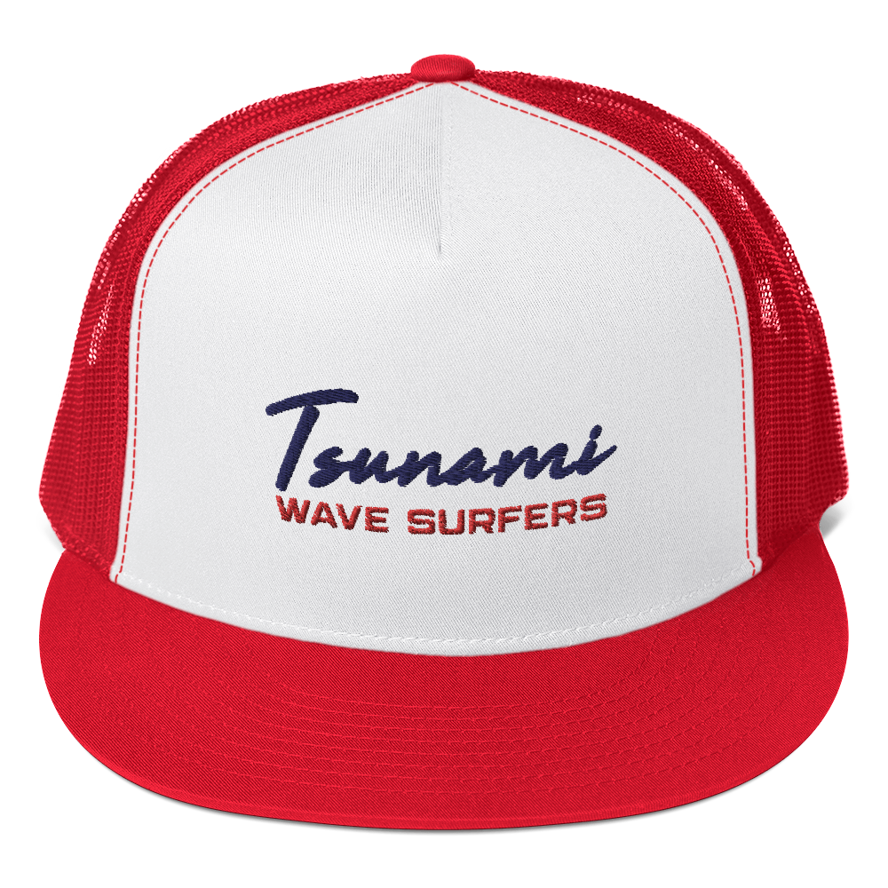 TSUNAMI Wave Surfers Retro Trucker Cap - EShopNDrop
